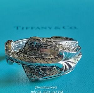 1872 Tiffany & Co. Persian Nut Pick Ring Sterling Silver Luxury Vintage #151